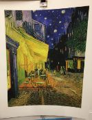 After VINCENT VAN GOGH (1853-1890) Dutch, Cafe Terrace at Night, limited Chelsea Green Edition,