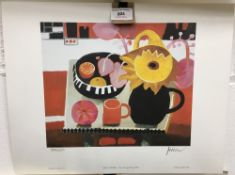 MARY FEDDEN (1915-2012) British, The Orange Mug 1996, limited edition print,