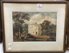 JAMES RENSHAW, Westbourne Lodge 1824, watercolour,