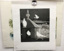 LINDA RICHARDSON (20th/21st century), The Dove Cote, limited edition print,