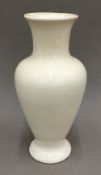 A 19th century blanc de chine Chinese vase