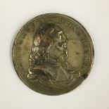 A Charles I 1649 memorial medallion by J ROETTIERS (1631-1703) English