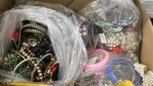 A large quantity of costume jewellery