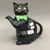 A Wood and Sons cat form teapot