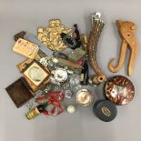 A box of miscellaneous items,