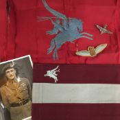 A 1st Airborne Division staff car pennant depicting Pegasus,