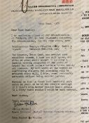 Script: BBC Radio Scripts for dramatisation of novel 'Jamaica Inn' together with a typed letter on