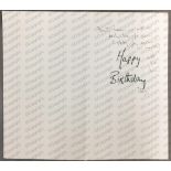 Daphne du Maurier: (1907-1989) British Author, six Birthday cards signed and inscribed.