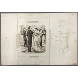 GEORGE DU MAURIER (1834-1896) French Cruel Pen and ink, signed, titled,