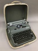 Daphne du Maurier's Olympia SM4 De Luxe typewriter, with serial number 1354444,