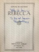 Du Maurier (Daphne), 'Rebecca', US first edition, signed by author, Doubleday Doran, New York, 1938.