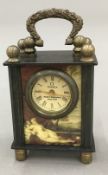 A miniature carriage clock