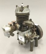 A small vintage working model engine,