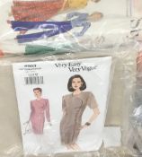 A quantity of dress patterns, etc.