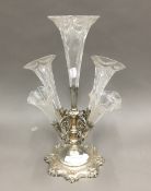 A plated epergne