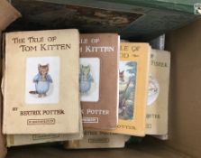 A quantity of Beatrix Potter and other books