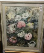 Two floral study watercolours by the same hand, signed indistinctly and dated 1978 and 1982,