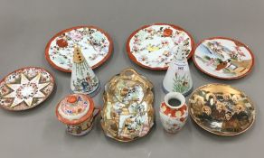 A quantity of Japanese ceramics