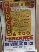 A small quantity of circus posters