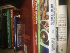 A quantity of cookery books, together with a quantity of baking books,