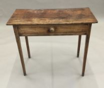 A George III mahogany side table