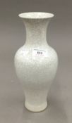 A Chinese crackle ware vase