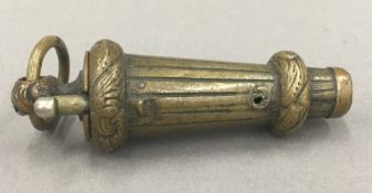 A 19th century military whistle