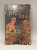 A Victorian Hudson's Soap pictorial advertising showcard