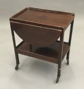 A tea trolley and a mirror