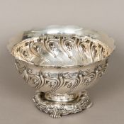 A Tiffany & Co sterling silver footed centre bowl, the underside inscribed Tiffany & Co.