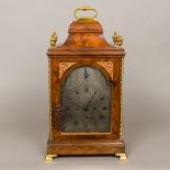 A George III gilt metal mounted walnut cased hour repeating bracket clock by Thomas Smoult,