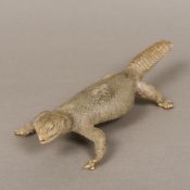 A taxidermy specimen of an Uromastyx Agamid Lizard Naturalistically posed. 28 cm long.