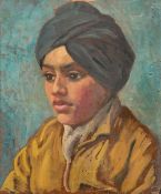 EPHRAIM STRELLETT (flourished 1906-1939) British Study of West African's Head Oil on board,