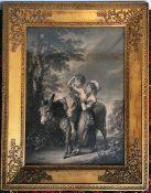 A pair of Victorian gilt framed rural prints 54.5 x 69.5 cm.