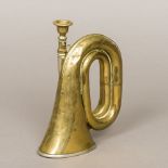 A Victorian Henry Keat & Sons cycling bugle The buglet engraved The Buglet Prize Medal 4 Turns,