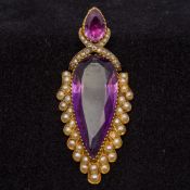 A Victorian amethyst,