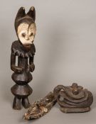 A small collection of tribal, possibly Sepik River Papua New Guinea,