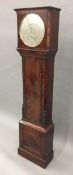 A 19th century mahogany cased regulator longcase clock by Charles Shepherd of London The silvered