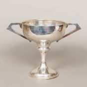 A George V silver twin handled trophy cu