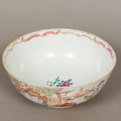 An 18th century Canton porcelain bowl