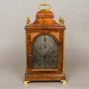 A George III gilt metal mounted walnut c