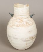 JOHN KERSHAW (20th/21st century) British (AR) Ballclay stoneware vase Impressed mark and inscribed