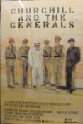 Churchill and the Generals, American publicity poster,