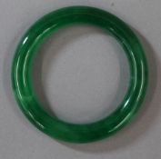 A spinach jade bangle