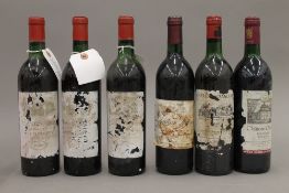 Chateau Soutard Grand Cru Classe St Emilion 1969, three bottles; Chateau D'Angludet Margaux 1980,