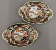 A pair of Mason's Ironstone tureen stands