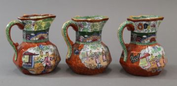 A pair of Mason's Ironstone jugs,