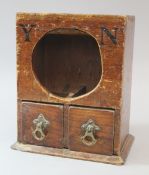 A Victorian oak ballot box