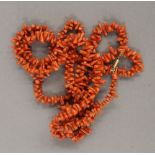 A large coral necklace
