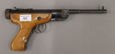 A Slavia ZVP air pistol, made in Czechoslovakia, numbered 05092,
